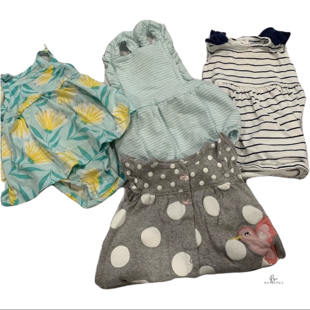 4 pieces cute outfits 6 m